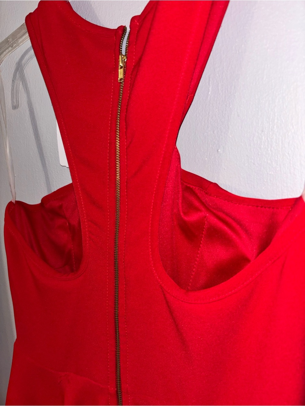 Windsor Red Halter Fit & Flare Mini Dress - Picture 6 of 6